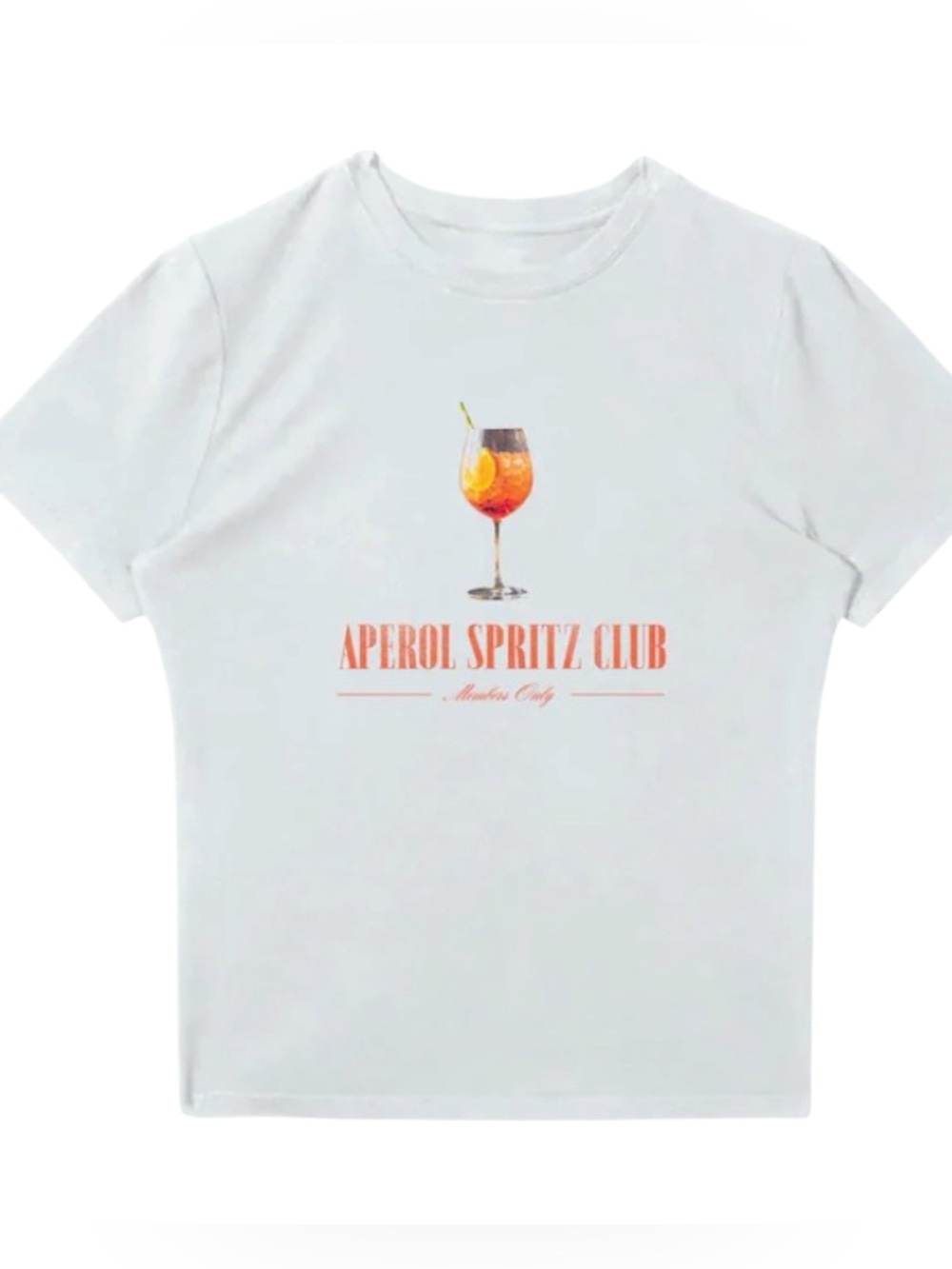 Aperol Spritz Club Baby Tee Size XS 🧡✨
